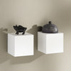 White Block Floating Shelf