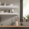 White Floating Shelf