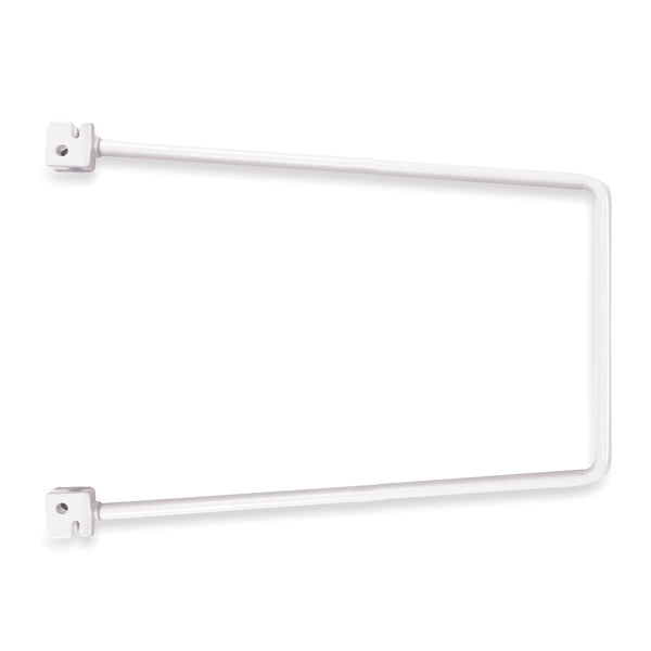 Twin Slot Flexible Bookend - White (2 Pack)