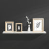 Pack of 2 White Picture Frame Ledge Shelves