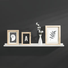 Picture Frame Ledge Shelf - White