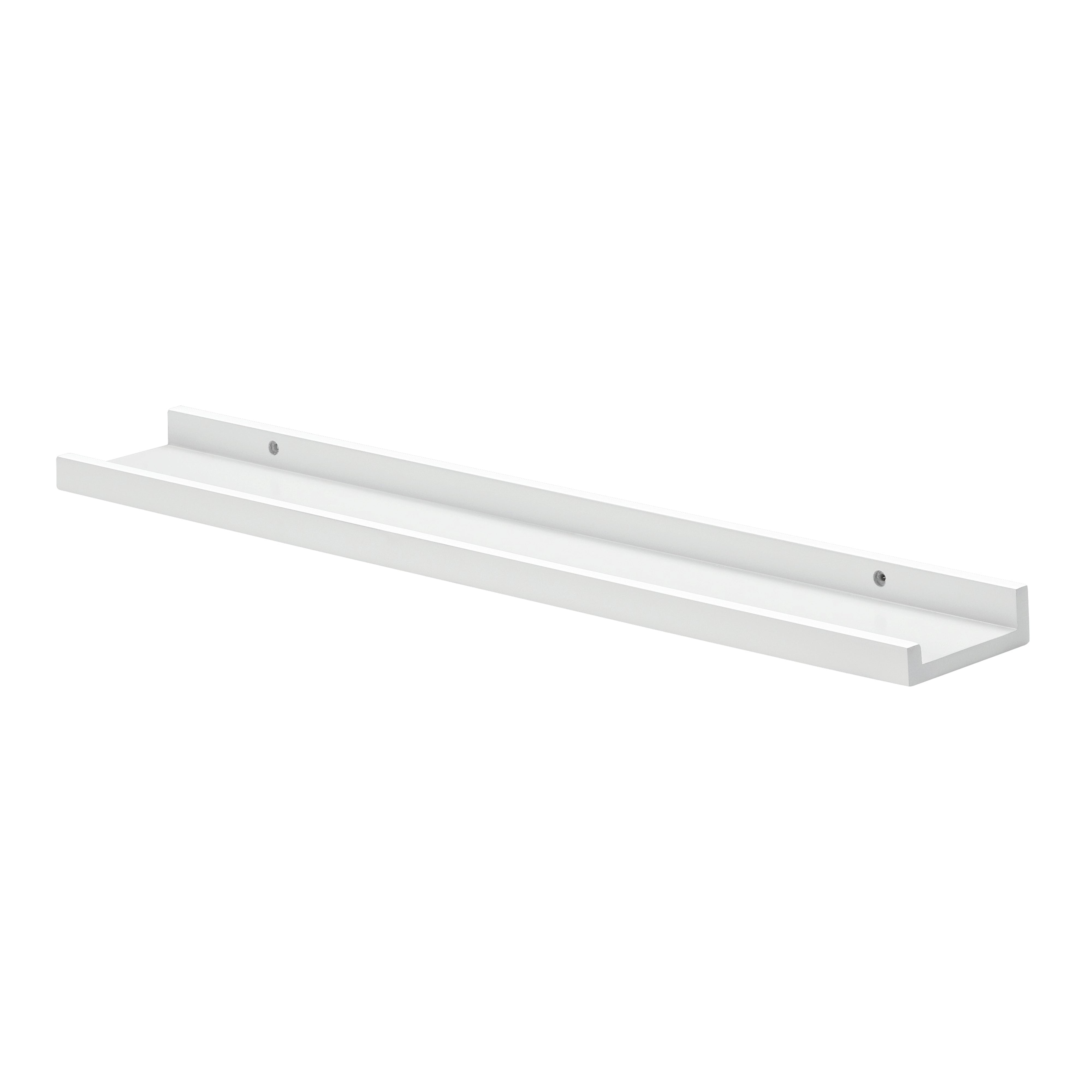 Border Floating Shelf - White