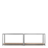 1600x750x350mm 175kg UDL 4x Tier Freestanding RB Boss Unit with Galvanised Steel Frame & MDF Shelves