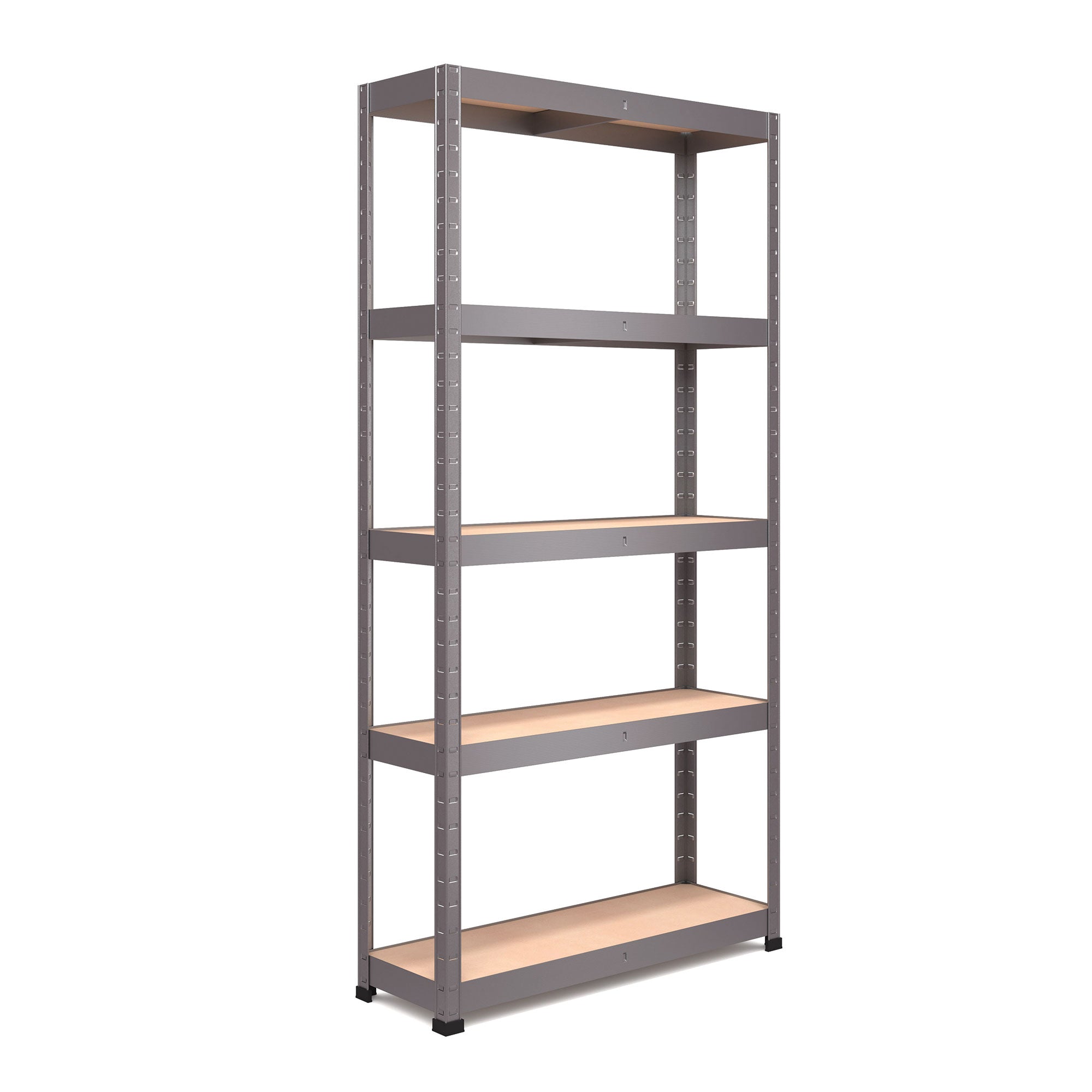 1800x900x400mm 250kg UDL 5x Tier Freestanding RB Boss Unit with Galvanised Steel Frame & MDF Shelves