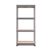 Galvanised Garage Shelving Unit with 4 MDF Shelves