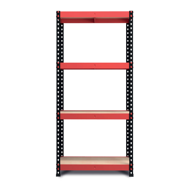 Powder Coated Garage Shelving Unit with 4 MDF Shelves