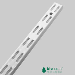 Twin Slot Upright - Antibacterial - White (2 Pack)