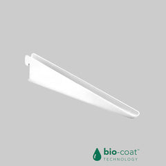 Twin Slot U Bracket - Antibacterial - White (10 Brackets Pack)