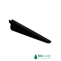 Twin Slot U Bracket - Antibacterial - Black (10 Brackets Pack)
