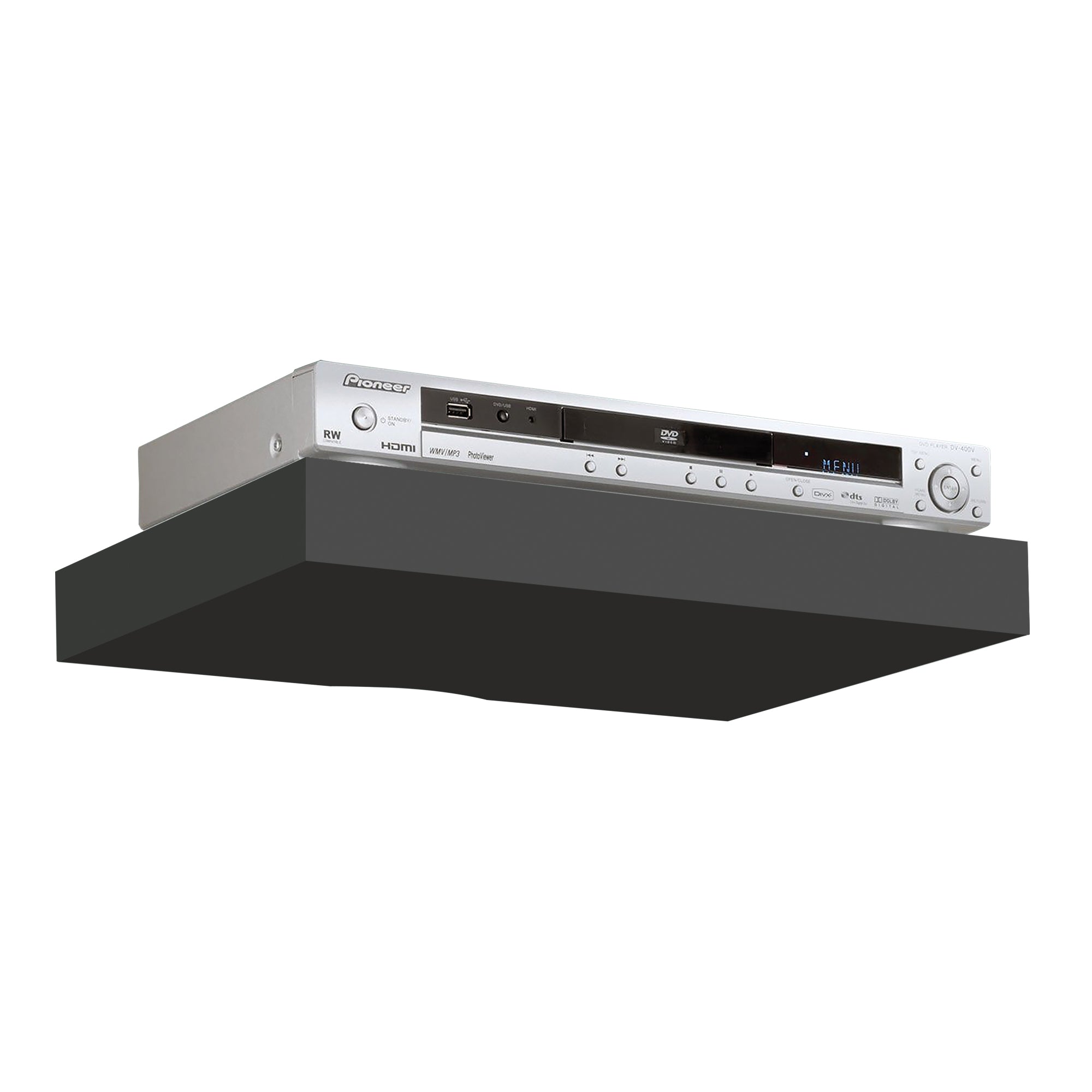 Floating Media Shelf - Anthracite