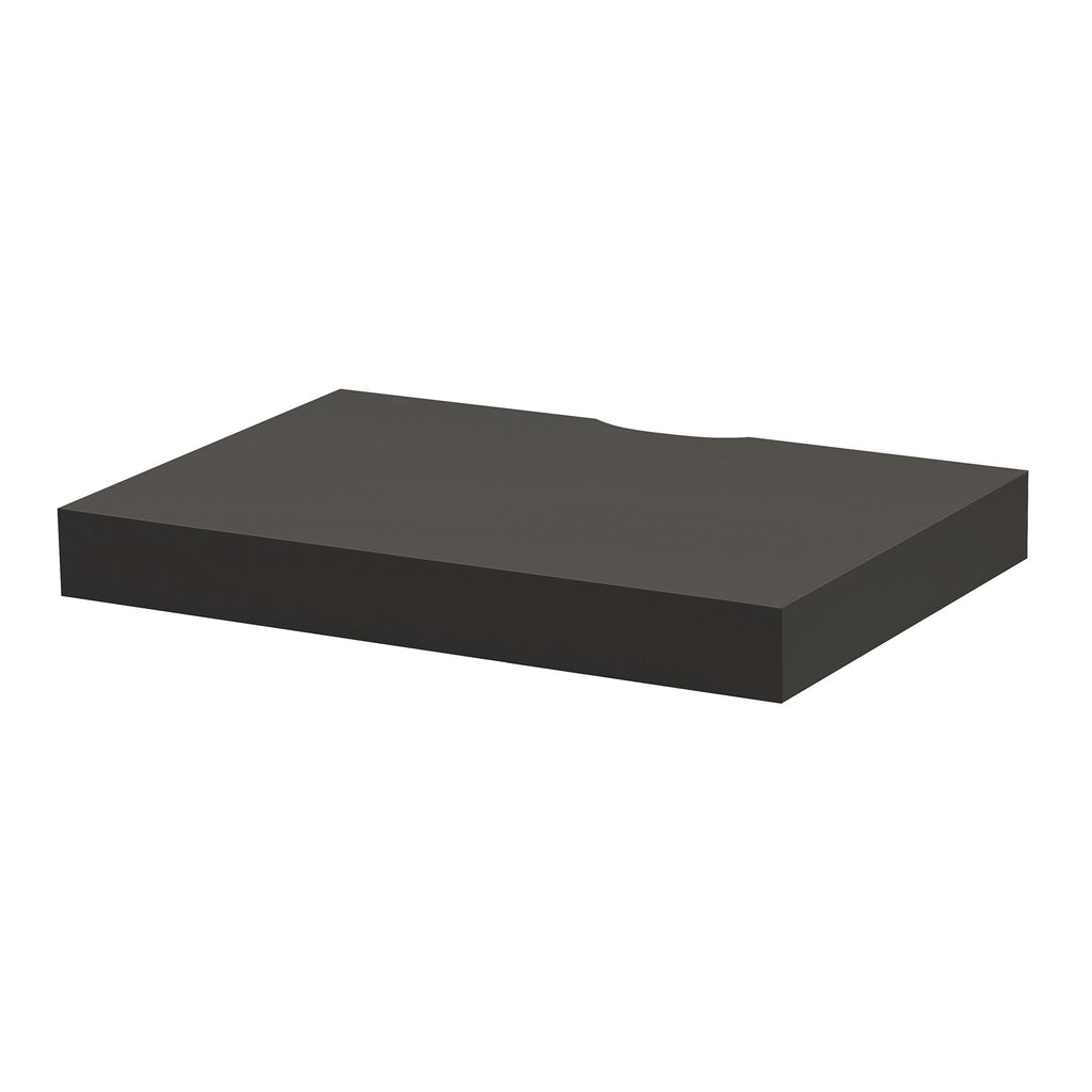 Floating Media Shelf Anthracite RBUK Hardware