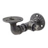 Cast Iron Pipe Industrial Shelf Bracket (170x65x95mm)