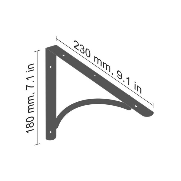 Black Arc Bracket