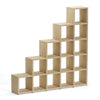 Boon - 15 Cube Stepped Shelf Storage System - 1830x1810x330mm