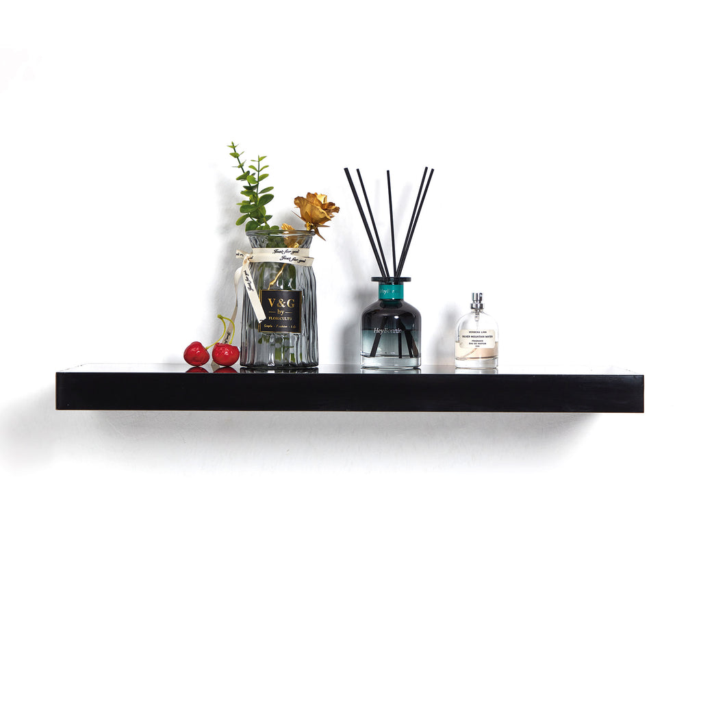 Black Floating Shelf | Heavy Duty Floating Shelves | RBUK Hardware