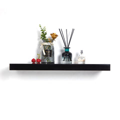 Heavy Duty Floating Shelf - Black (50kg Weight Capacity)
