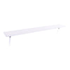 Pack of 2 Matte White Radiator Shelves - 600x150x18mm