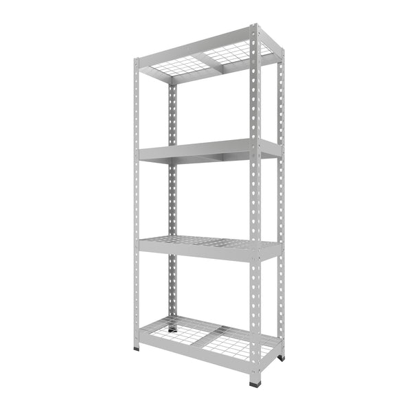 1600x750x350mm 175kg UDL 4x Tier Freestanding FastLok All Weather RB Boss Unit with Galvanised Steel Frame & Shelves