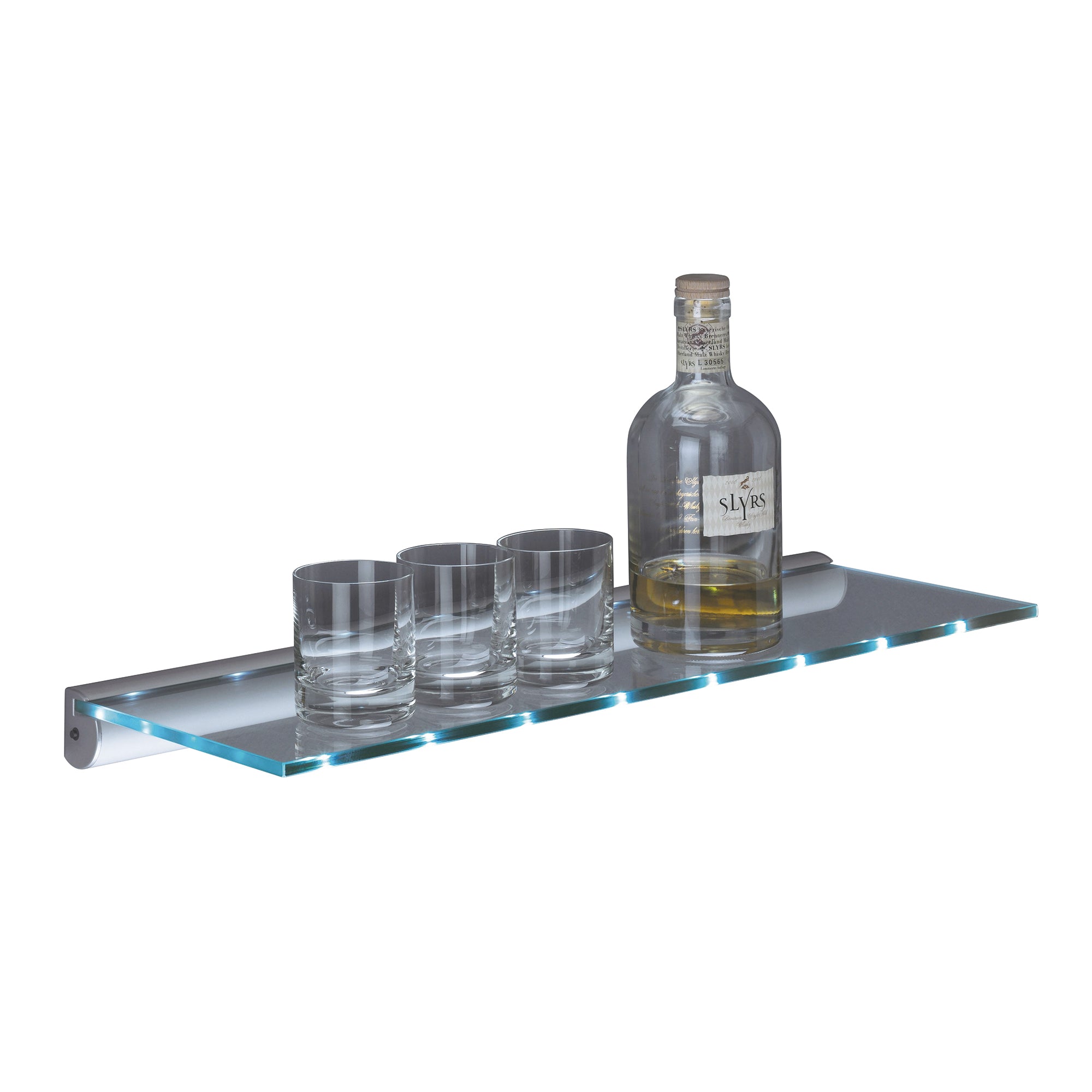 LED Glass Shelf & Rail Kit | RBUK Hardware