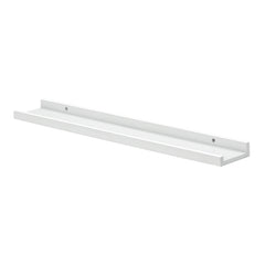 white floating shelf, border shelf, wood, rbuk
