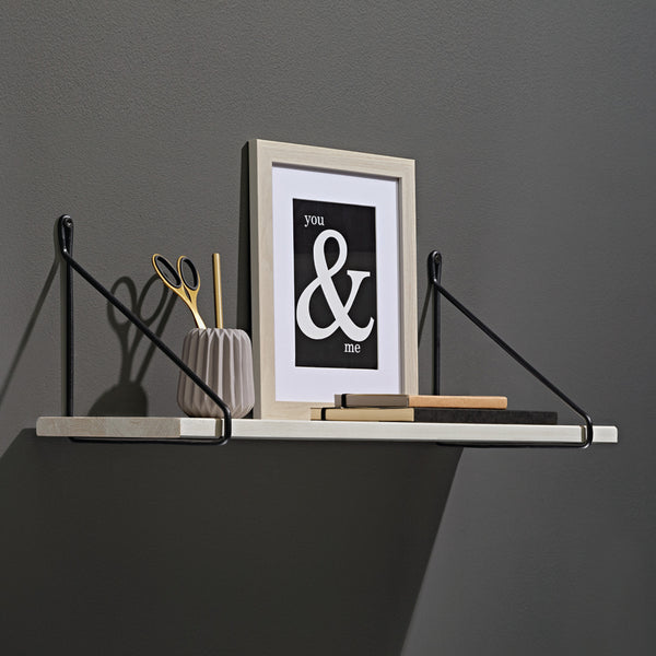 Hanging Shelf and Brackets Kit (800x200x19mm)