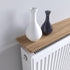 Oak Radiator Shelves w/ Radiator Shelf Brackets