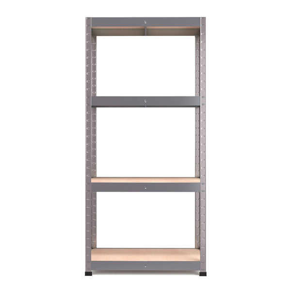 1600x750x350mm 175kg UDL 4x Tier Freestanding RB Boss Unit with Galvanised Steel Frame & MDF Shelves