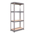 1600x750x350mm 175kg UDL 4x Tier Freestanding RB Boss Unit with Galvanised Steel Frame & MDF Shelves