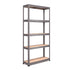 1800x900x300mm 250kg UDL 5x Tier Freestanding RB Boss Unit with Galvanised Steel Frame & MDF Shelves