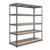 1800x1600x600mm 250kg UDL 5x Tier Freestanding RB Boss Unit with Galvanised Steel Frame & MDF Shelves