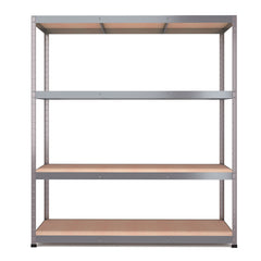 1800x1600x600mm 300kg UDL 4x Tier Freestanding RB Boss Unit with Galvanised Steel Frame & MDF Shelves
