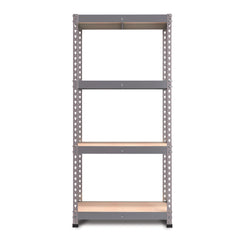 1800x900x400mm 300kg UDL 4x Tier Freestanding RB Boss FastLok Unit with Galvanised Steel Frame & MDF Shelves