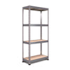 1800x900x400mm 300kg UDL 4x Tier Freestanding RB Boss FastLok Unit with Galvanised Steel Frame & MDF Shelves