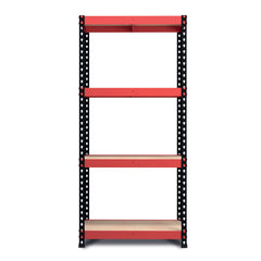 Powder Coated Garage Shelving Unit with 4 MDF Shelves