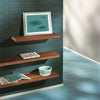 Walnut Floating Shelf, Shelving, Shelves, Brackets, RBUK