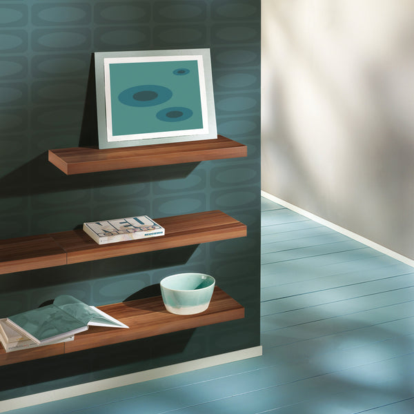 Walnut Floating Shelf, Shelving, Shelves, Brackets, RBUK