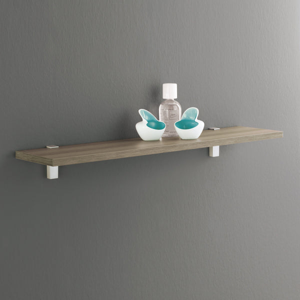 Pack of 2 Eco-Friendly Driftwood Particleboard Shelves