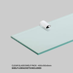 Straight Tempered Glass Shelf