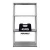 RB BOSS Garage Shelving Unit (1450mm x 750mm x 300mm) BOLTED Galvanised Steel Racking Storage