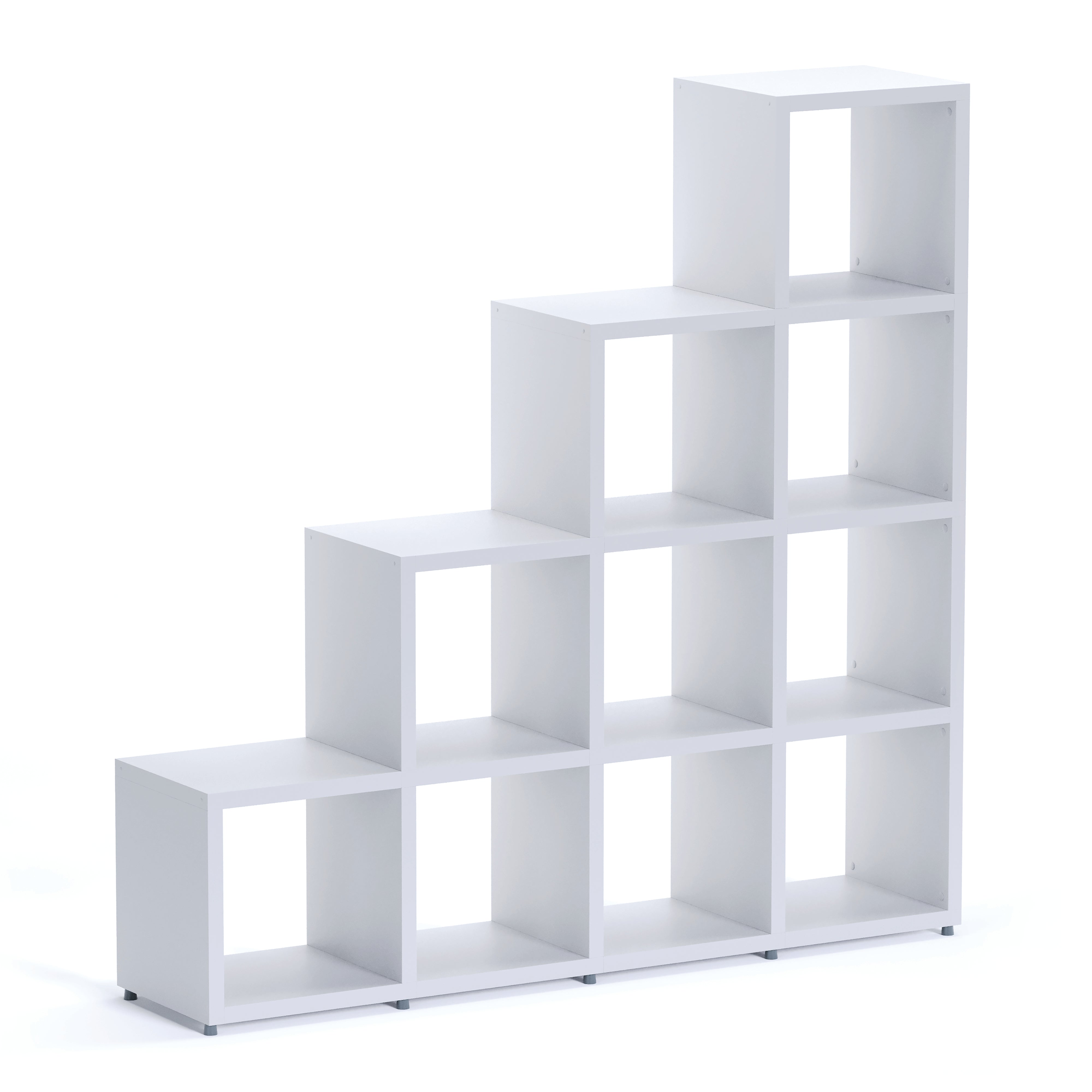 Boon 10 Cube Stepped Shelf Storage System 1470x1450x330mm