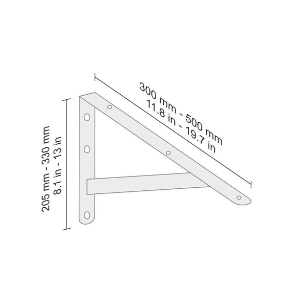 White Industrial Bracket