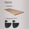 Melamine Shelf and Graphite Shelf Clips Bundle